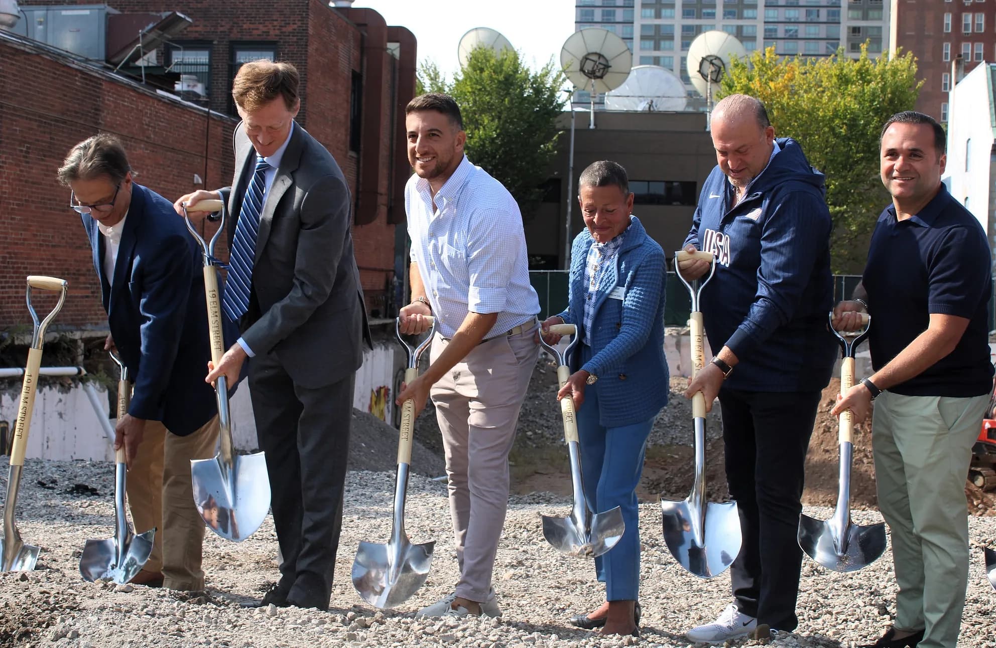 Construction Advances at 19 Elm, New Haven